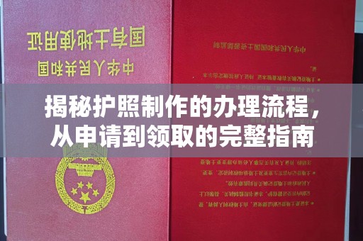 五华揭秘护照制作的办理流程，从申请到领取的完整指南