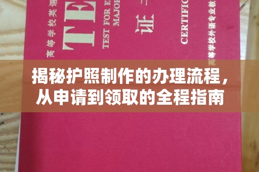五华揭秘护照制作的办理流程，从申请到领取的全程指南