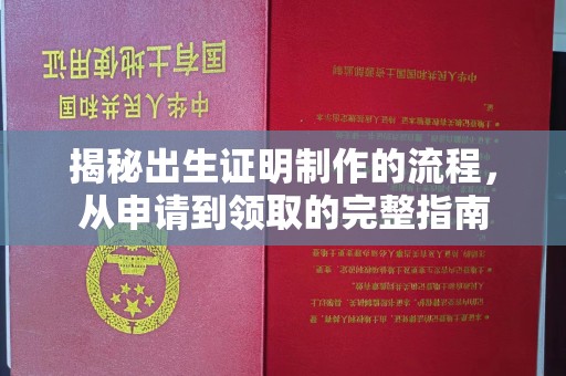 五华揭秘出生证明制作的流程，从申请到领取的完整指南
